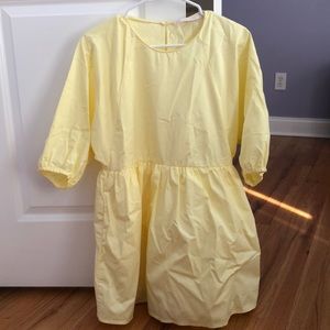 Yellow mini dress/romper